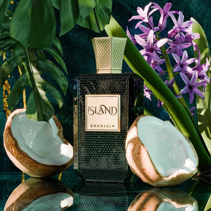 🏆LAST DAY SALE 40% OFF⏰Khadlaj Island for Unisex Extrait de Parfum Spray, 3.4 Ounce
