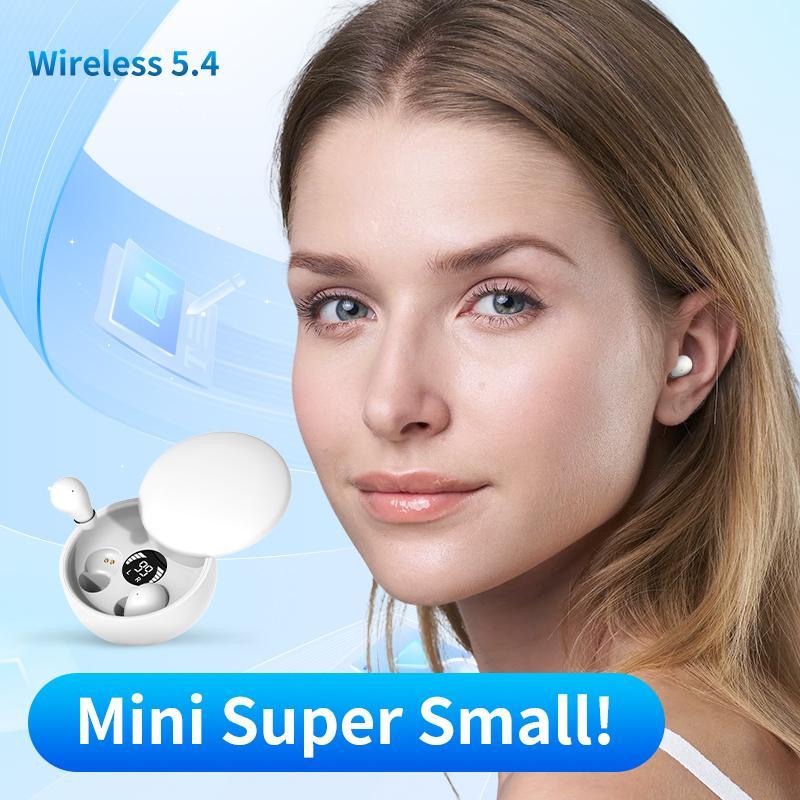 🔥LAST DAY SALE 40% OFF🔥Mini Invisible Headphones Bluetooth 5.4 True Wireless In-Ear Earphones