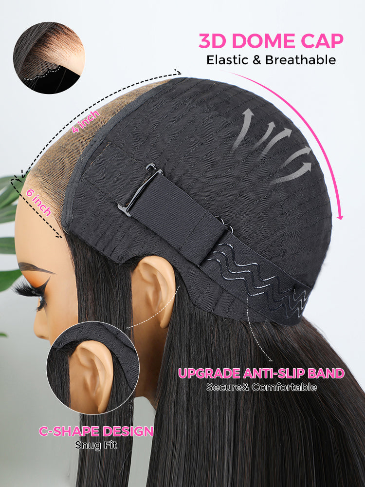 🔥Final 3 Hours: 70%OFF🔥CurlyMe Pre-bleached Knots Wear Go Glueless Wig Pre-cut HD Lace Water Wave Human Hair