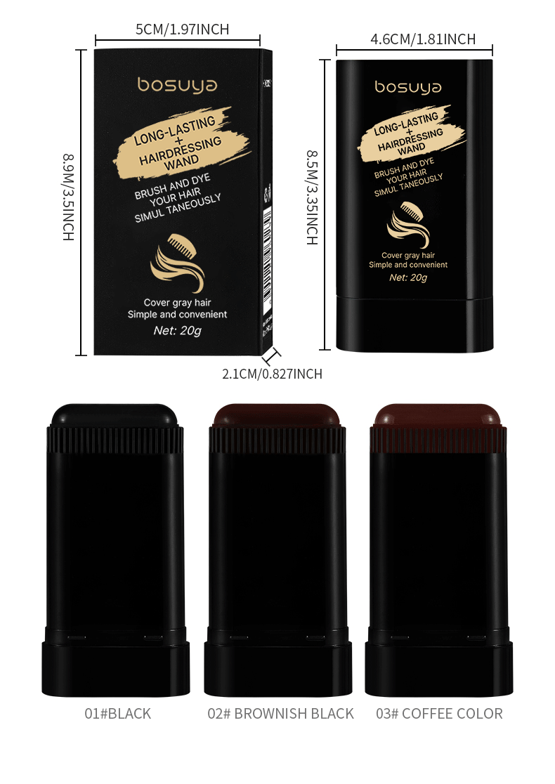 🔥Hot Sale 30% Off🎁Disposable Hair dye comb,Covers Gray Hair,Easy to Color, Portable for Quick Touch - Ups,  Resists Fading and Clumping