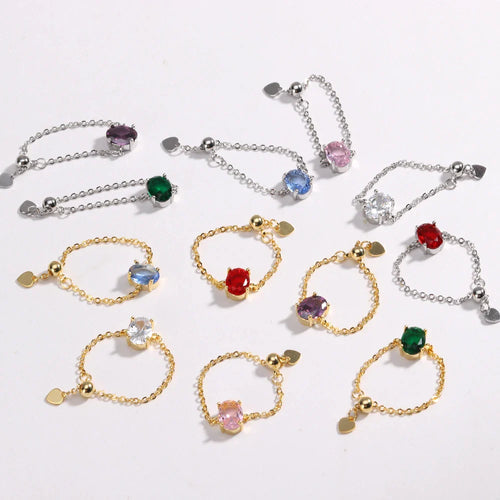 🔥Hot Sale: 70%OFF🔥Gem Chain Ring