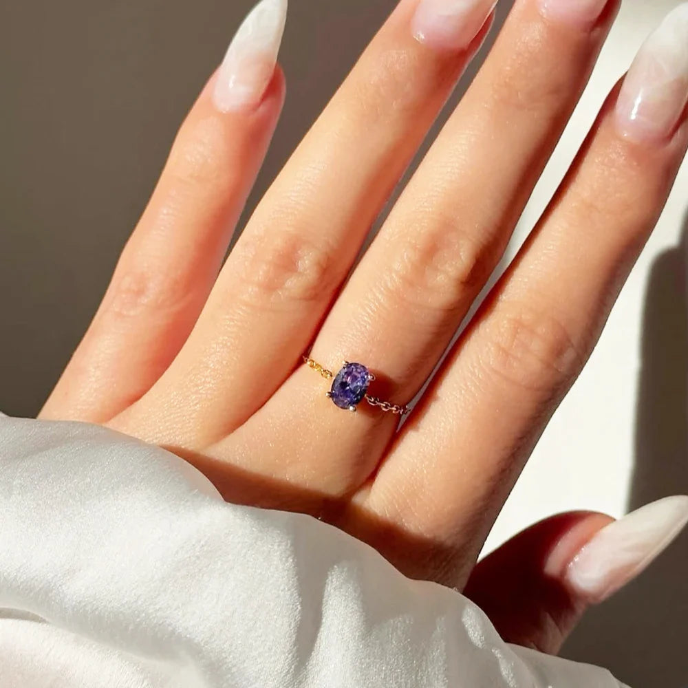 🔥Hot Sale: 70%OFF🔥Gem Chain Ring