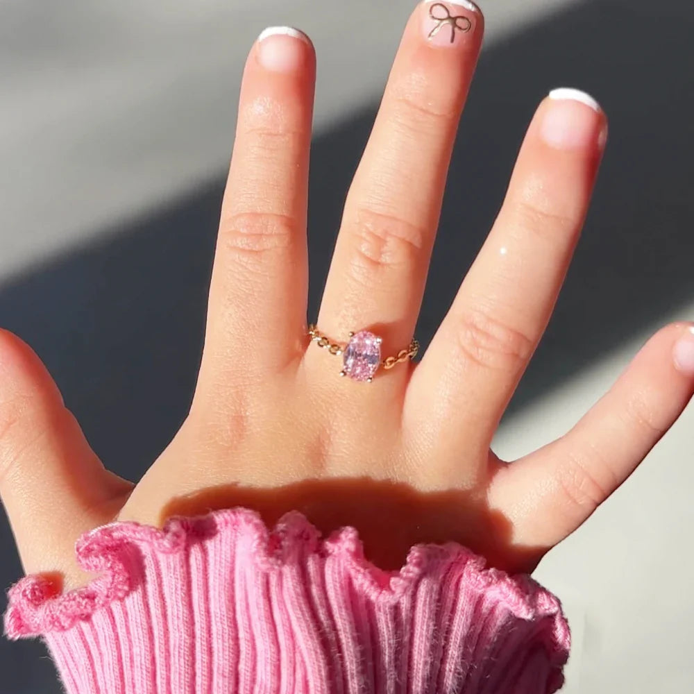 🔥Hot Sale: 70%OFF🔥Gem Chain Ring