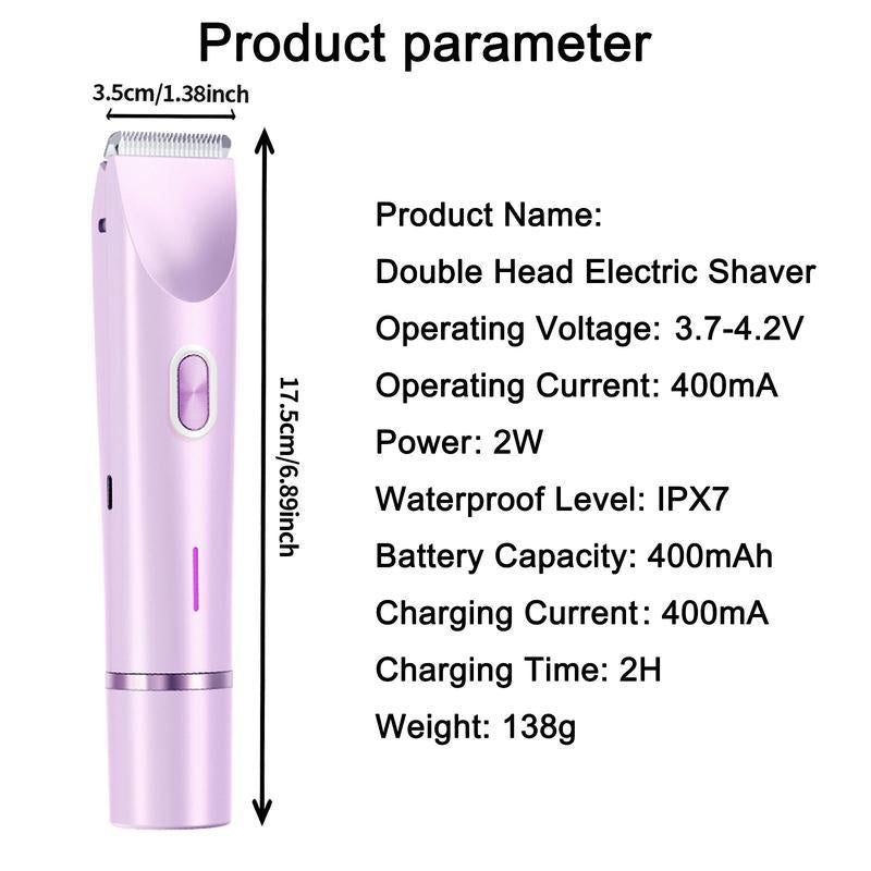 🔥Hot Sale 30% Off🎁Mother'S Day Gift,2 in 1 Electric Hair Removal Tool Trimmer for Women