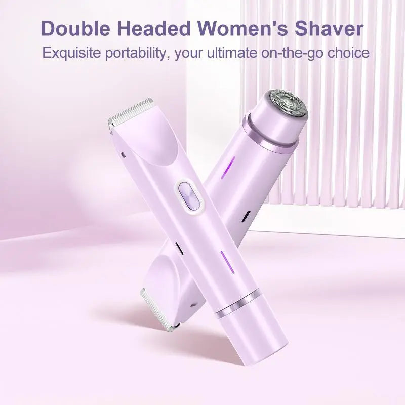 🔥Hot Sale 30% Off🎁Mother'S Day Gift,2 in 1 Electric Hair Removal Tool Trimmer for Women