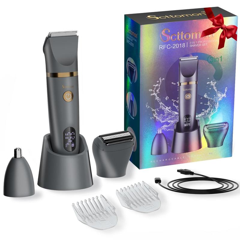 🔥Hot Sale 50% Off🎁3 in 1 Electric Body Hair Trimmer