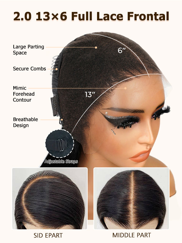 🔥Hot Sale 50% Off🎁Crazy Sale | Recommend 18"-32" Loose Deep Wave 13x6 Full Lace Frontal Wig No Code Needed