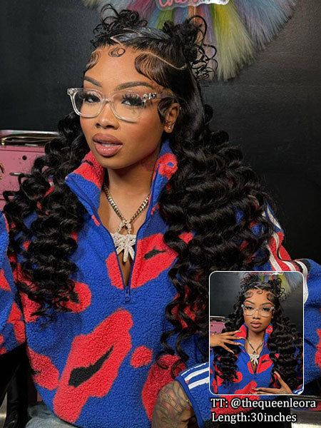 🔥Hot Sale 50% Off🎁Crazy Sale | Recommend 18"-32" Loose Deep Wave 13x6 Full Lace Frontal Wig No Code Needed