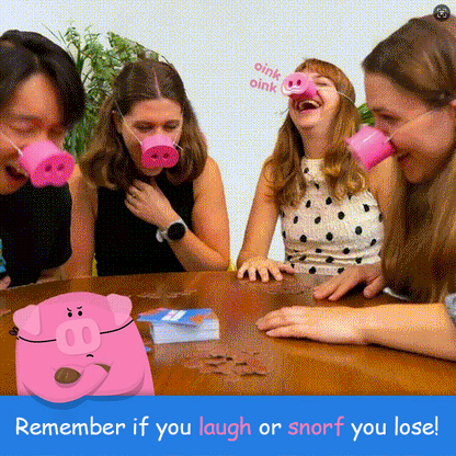 🔥LAST DAY 60% OFF !!🎁🐽🐽Oinkcredible Snort Challenge Game-A Hilarious Snort-and-Laugh Challenge for All Ages🤣⚠️