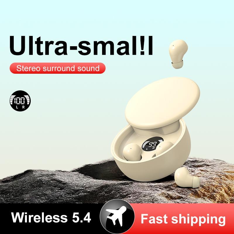 🔥LAST DAY SALE 40% OFF🔥Mini Invisible Headphones Bluetooth 5.4 True Wireless In-Ear Earphones