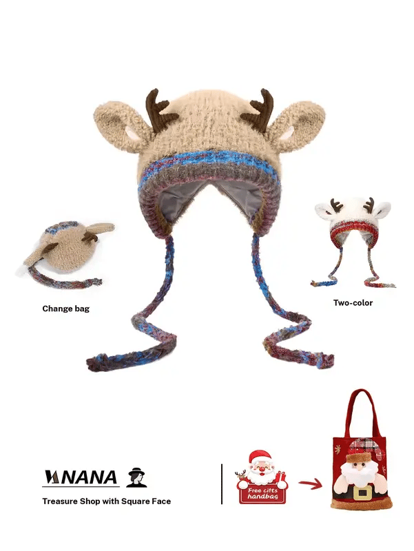 💖$19.99 ONLY ONE DAY🌹Original design Festive Christmas Antler Hat