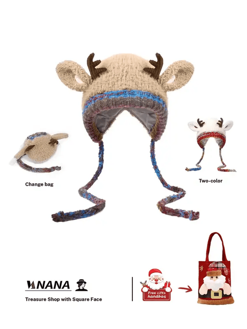 💖$19.99 ONLY ONE DAY🌹Original design Festive Christmas Antler Hat