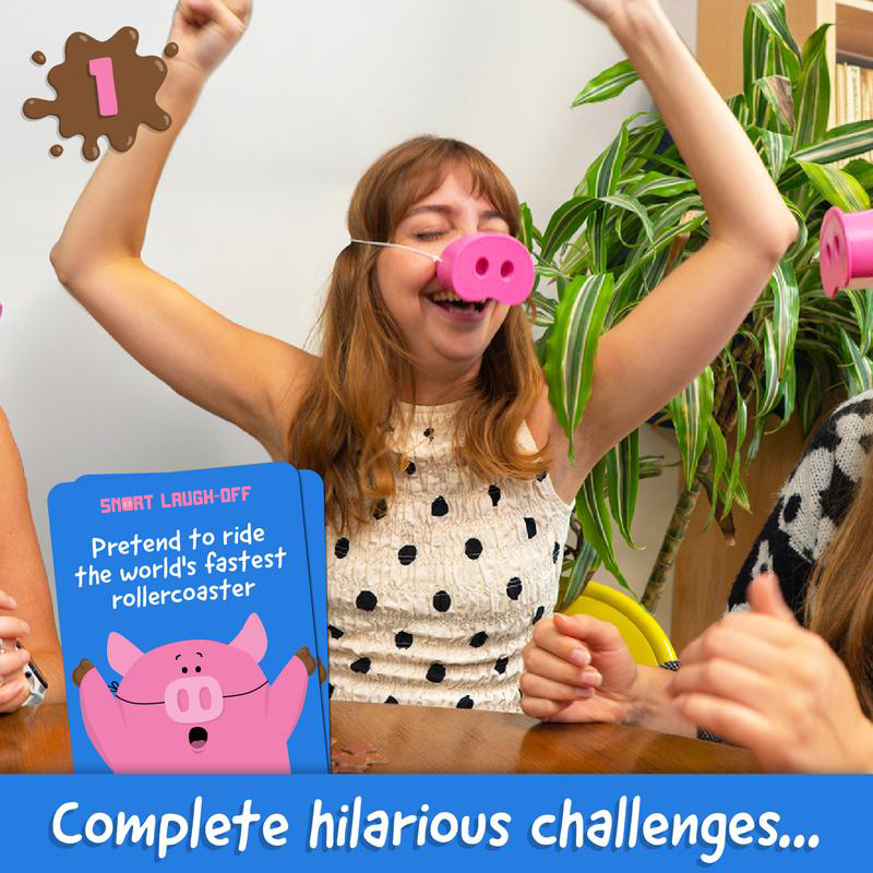 🔥LAST DAY 60% OFF !!🎁🐽🐽Oinkcredible Snort Challenge Game-A Hilarious Snort-and-Laugh Challenge for All Ages🤣⚠️
