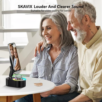 🔥Hot Sale 50% Off🎁SKAVIX™ 2025 Smart 4-in-1 Phone Stand — Induction Speaker, Power Bank & Ambient Light
