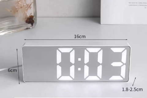 🔥Hot Sale 50% Off🎁Led Mirror Alarm Clock