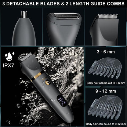 🔥Hot Sale 50% Off🎁3 in 1 Electric Body Hair Trimmer