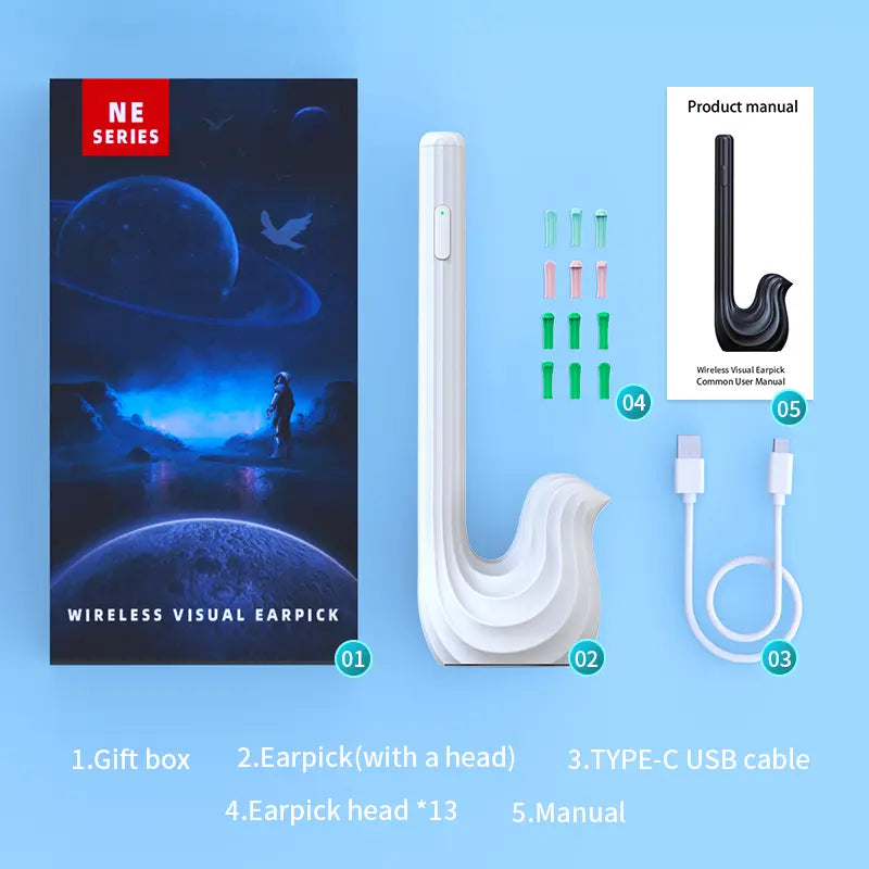 🔥Hot Sale 30% Off🎁Earwax removal tool kit with camera