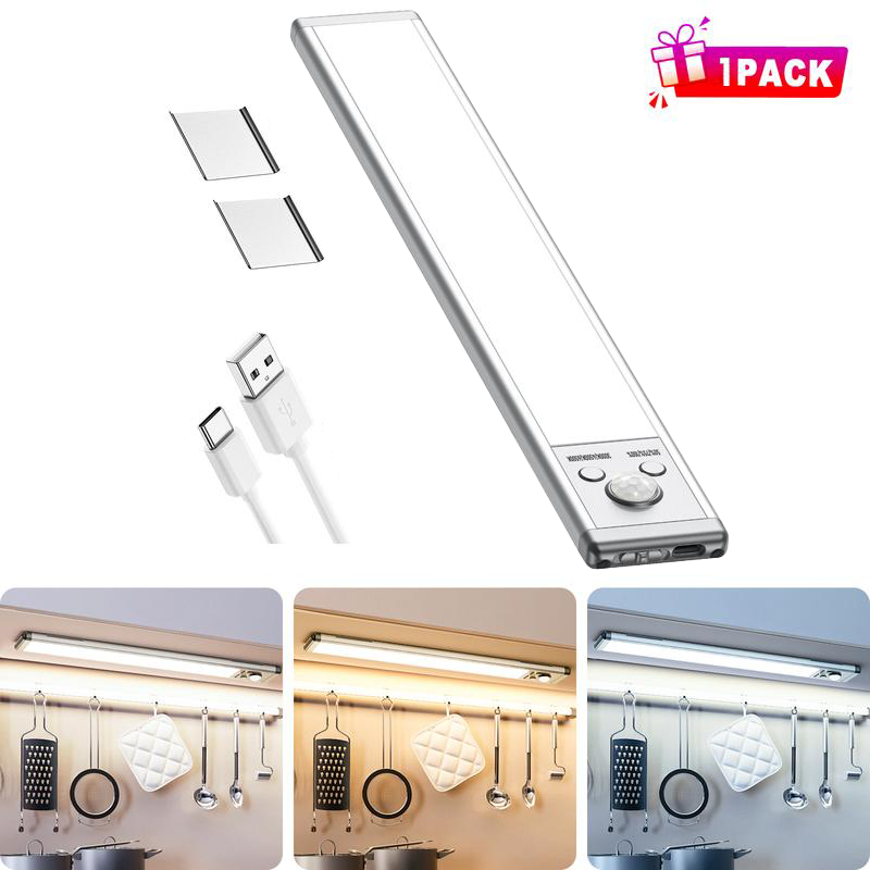 🔥Hot Sale 50% OFF⏳TAILEDEN Under Cabinet Lights,76LED Motion Sensor Night Light Indoor