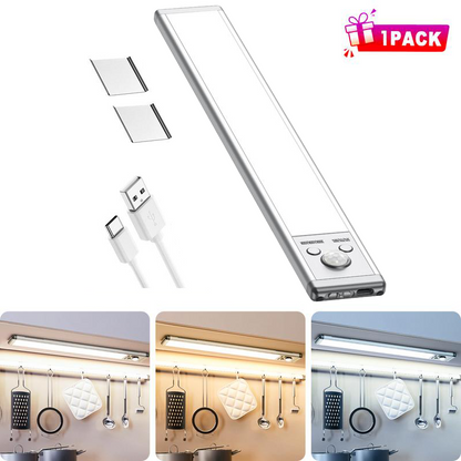 🔥Hot Sale 50% OFF⏳TAILEDEN Under Cabinet Lights,76LED Motion Sensor Night Light Indoor
