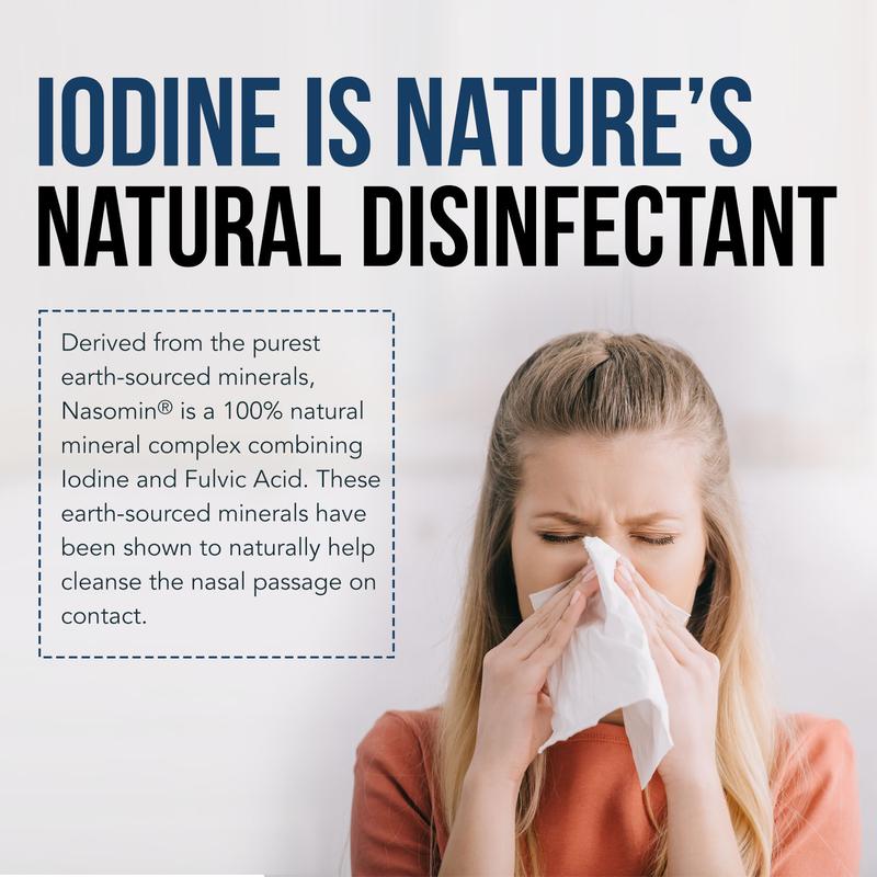 🔥LAST DAY 50% OFF !!🎁Nasomin Nasal Iodine – Nasal Cleanse– Neutralize Nose