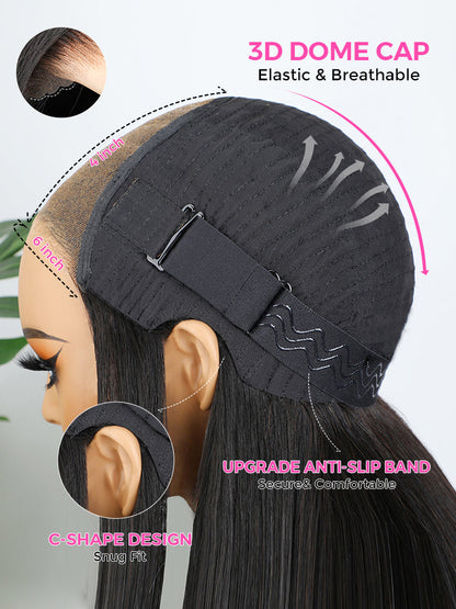 🔥Final 3 Hours: 70%OFF🔥CurlyMe Pre-bleached Knots Wear Go Glueless Wig Pre-cut HD Lace Water Wave Human Hair