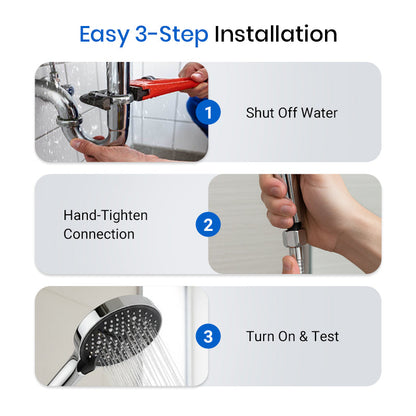 🔥Hot Sale 50% OFF⏳High-Pressure Adjustable Rainfall Shower Head