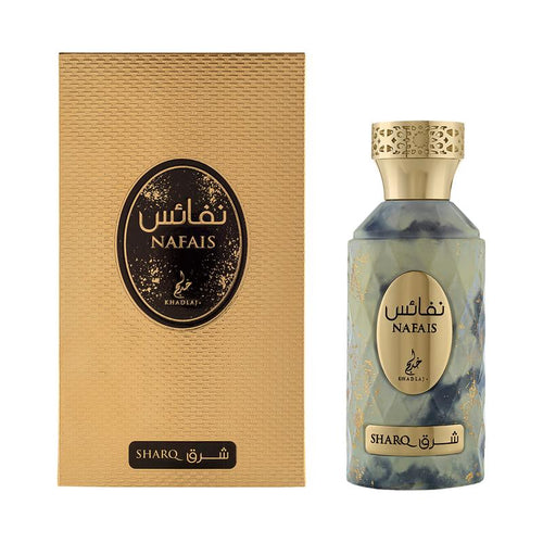 🔥LAST DAY SALE 40% OFF🔥Khadlaj Nafais Sharq for Unisex Eau de Parfum Spray, 3.4 Ounce