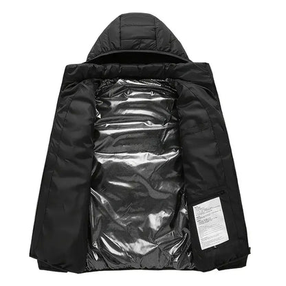 🎁2025-Christmas Hot Sale🎁49% OFF - Heated Jacket Men Women Coats USB SelfHeated Clothing Winter Ski Camping Heated Jacket with Detachable Hood