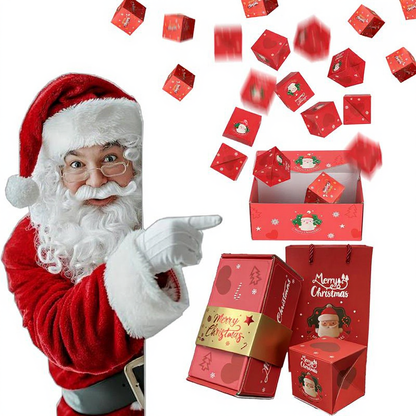 🎁2025-Christmas Hot Sale🎁Pop-up Surprise Gift BoxUnique Folding Bouncing Red Envelope Gift Box🎁