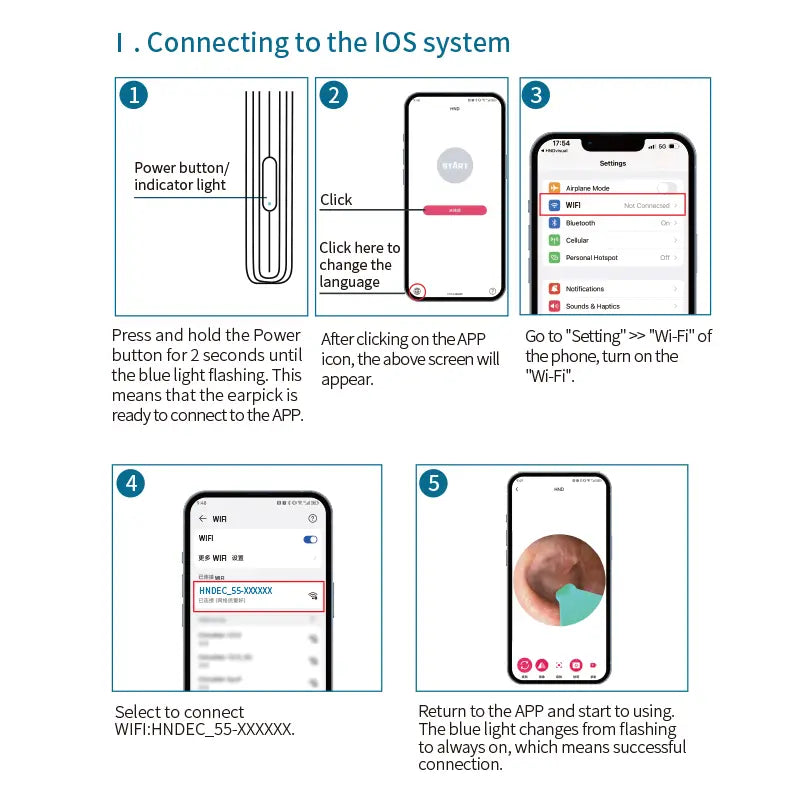 🔥Hot Sale 30% Off🎁Earwax removal tool kit with camera