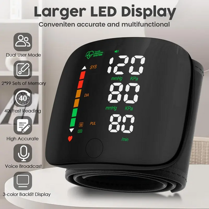 Final 3 Hours: 70%OFF🔥Wrist Blood Pressure Monitor