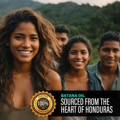 🏆LAST DAY SALE 40% OFF⏰Hotana 100% Unrefined Batana Oil from Honduras – Fuller, Thicker Hair for Women & Men, Silky Conditioning, Frizz Control & Color Care Damaged Healthier