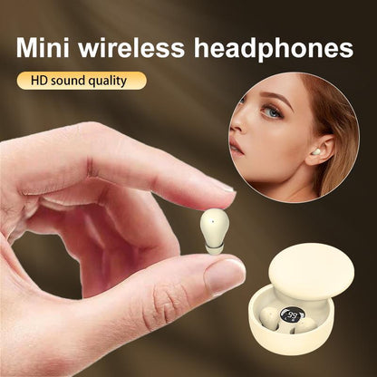 🔥LAST DAY SALE 40% OFF🔥Mini Invisible Headphones Bluetooth 5.4 True Wireless In-Ear Earphones