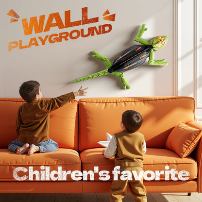 🔥LAST DAY 50% OFF -- 🎁Aniuch Wall Crawler Gecko - LED RC Toy for Indoor Family Fun & Prank Gifts