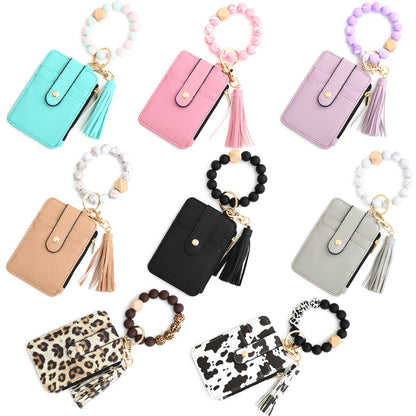 🔥Black Friday 50% off🎁Boho Style Beaded & Tassel Wallet Keychain