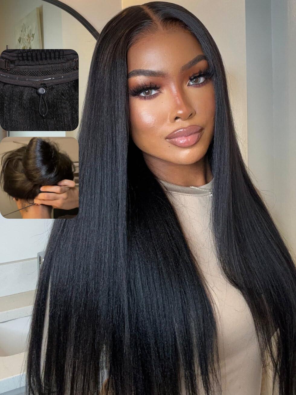🔥Final 3 Hours: 80%OFF🔥Wavymy Pre-Everything 13x4 & 13x6 Max Lace Frontal Wig Drawstring Wear & Go Wigs Dome Cap Glueless Wigs 180% Density
