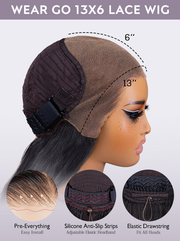 🔥Final 3 Hours: 80%OFF🔥Wavymy Pre-Everything 13x4 & 13x6 Max Lace Frontal Wig Drawstring Wear & Go Wigs Dome Cap Glueless Wigs 180% Density