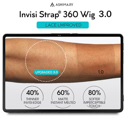 🔥Hot Sale 50% Off🎁Flash Sale Cozy Invisi Strap Snug Fit for 360 Skin Lace Frontal Pre-cut & Pre-bleached Human Hair Wig