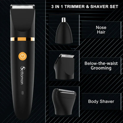 🔥Hot Sale 50% Off🎁3 in 1 Electric Body Hair Trimmer