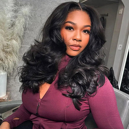 🔥Final 3 Hours: 50%OFF🔥 Glueless Butterfly Layered Wig Loose Wave 13x4 HD Lace Human Hair Wig