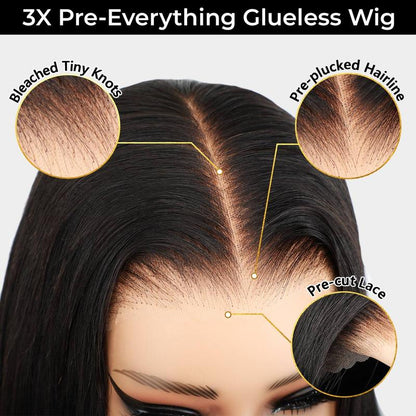 🔥Sale Happening Now:70%OFF Pre-Cut Lace Kinky Straight