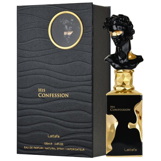 🔥Hot Sale 50% Off🎁HIS CONFESSION (men) Perume By Lattafa Perfumes 3.4oz(100ml)