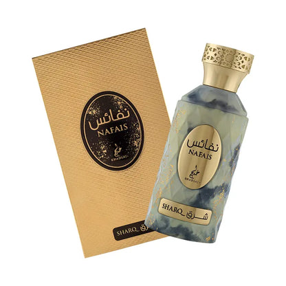 🔥LAST DAY SALE 40% OFF🔥Khadlaj Nafais Sharq for Unisex Eau de Parfum Spray, 3.4 Ounce