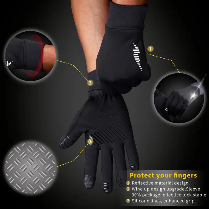 🔥LAST DAY 60% OFF !!🎁Windproof Touchscreen Winter Gloves – Waterproof Warmth with Puncture-Resistant Protection