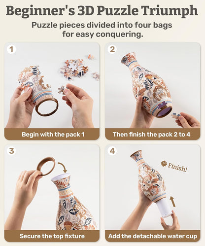 🎁New Release Special Price! 🎁3D Puzzle Vase