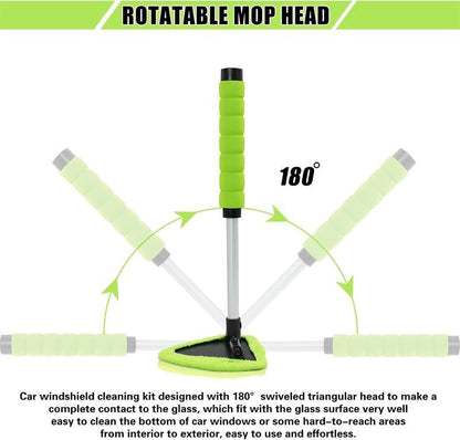 Car Windshield Cleaning Tool Set – Uitschuifbaar & 180° Draaibaar|🔥HOT SALE 57% OFF Today Only!🔥