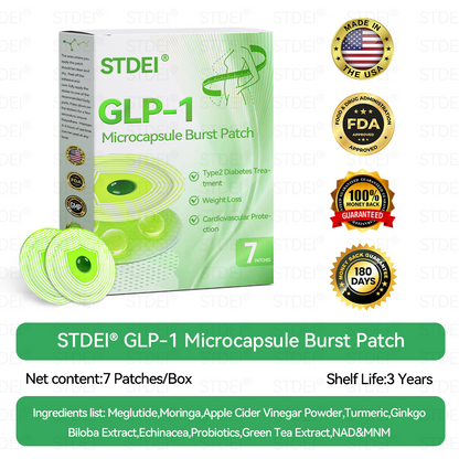 🔥Hot Sale🎁GLP-1 Microcapsule Burst Patch——👩‍⚕️A Breakthrough in Weight Loss and Blood Sugar Management💪