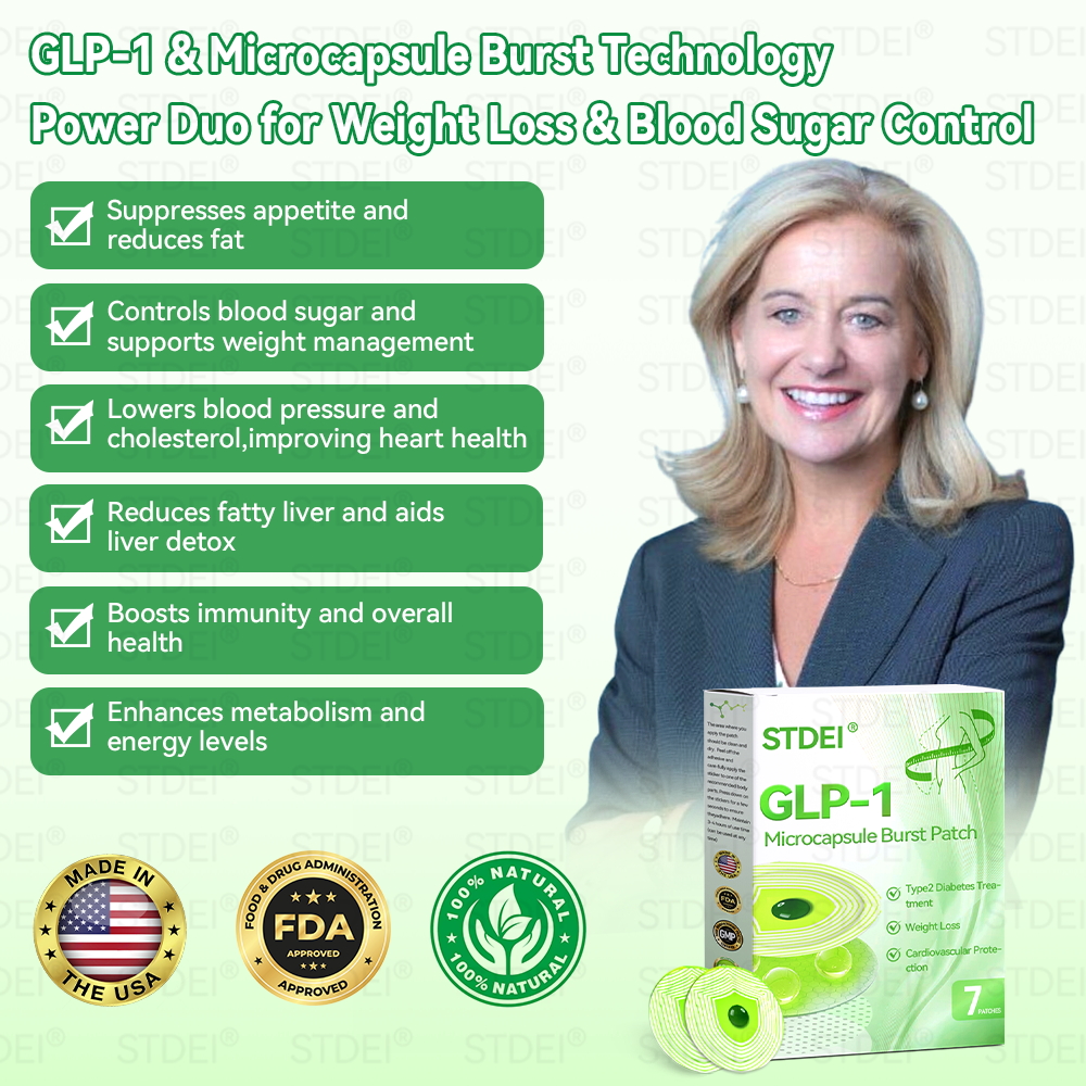 🔥Hot Sale🎁GLP-1 Microcapsule Burst Patch——👩‍⚕️A Breakthrough in Weight Loss and Blood Sugar Management💪