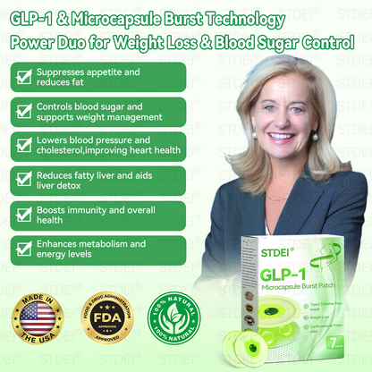 🔥Hot Sale🎁GLP-1 Microcapsule Burst Patch——👩‍⚕️A Breakthrough in Weight Loss and Blood Sugar Management💪