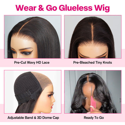 🔥Final 3 Hours: 50%OFF🔥 Glueless Butterfly Layered Wig Loose Wave 13x4 HD Lace Human Hair Wig